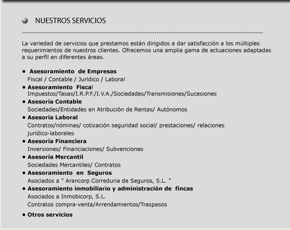 servicios